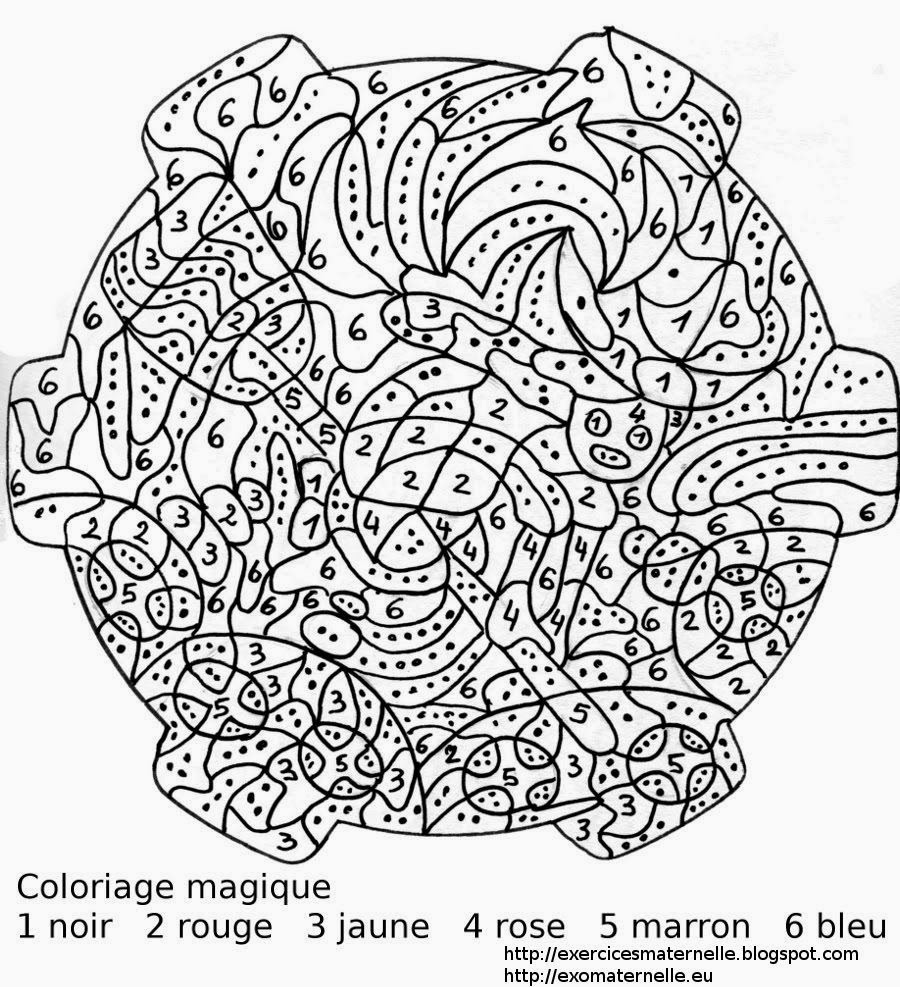 Activité du jour : Coloriages magiques – IME du GPEAJH